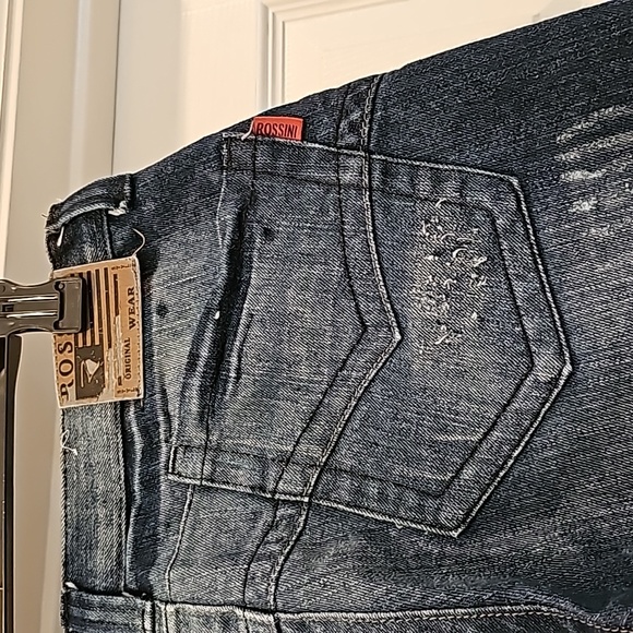 Rossini jeans distressed wide leg - Picture 6 of 9